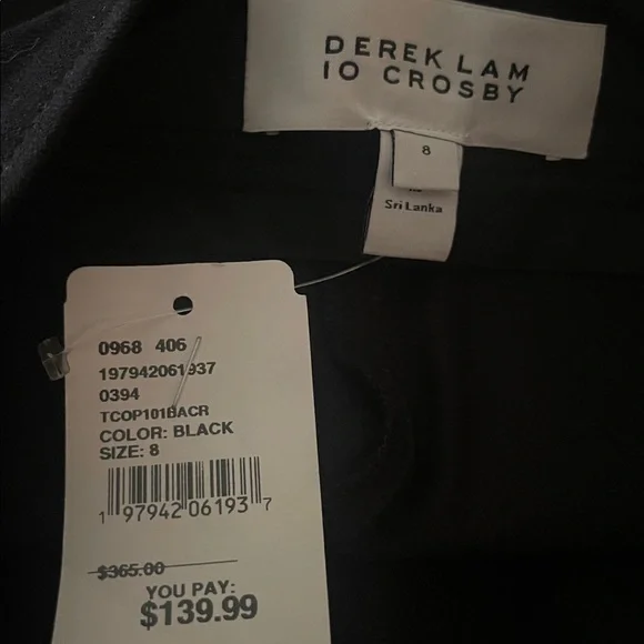 Derek Lam 10 Crosby Straight Leg Sailor Pants NEW WITH TAGS - Picture 2 of 8